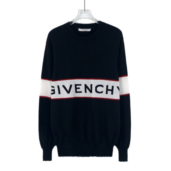 Givenchy Black wool crewneck sweater - Picture 1 of 9